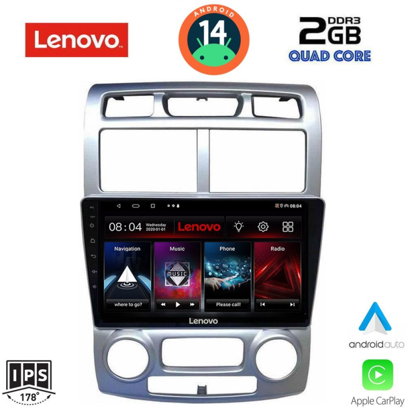 LENOVO LVD 2324_CPA (CLIMA) (9inc) MULTIMEDIA TABLET for KIA SPORTAGE mod. 2004-2010 LENOVO LVD 2324_CPA (CLIMA) (9inc) MULTIMEDIA TABLET for KIA SPORTAGE mod. 2004-2010