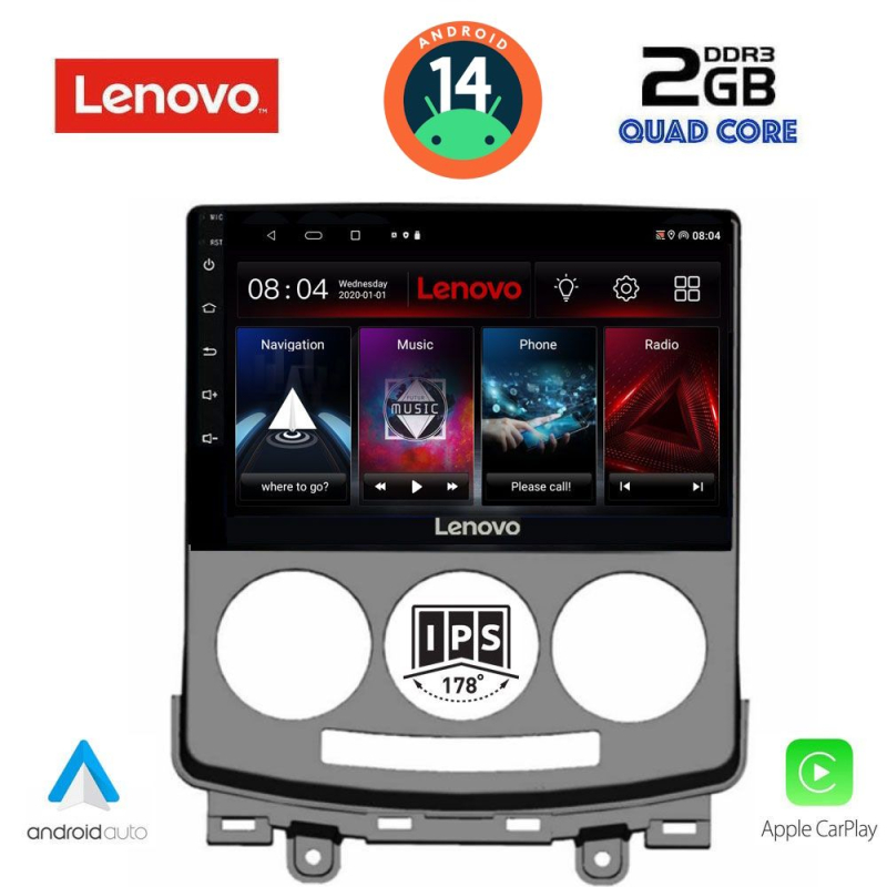 LENOVO LVD 2370_CPA (9inc) MULTIMEDIA TABLET for MAZDA 5 mod. 2004-2010 LENOVO LVD 2370_CPA (9inc) MULTIMEDIA TABLET for MAZDA 5 mod. 2004-2010