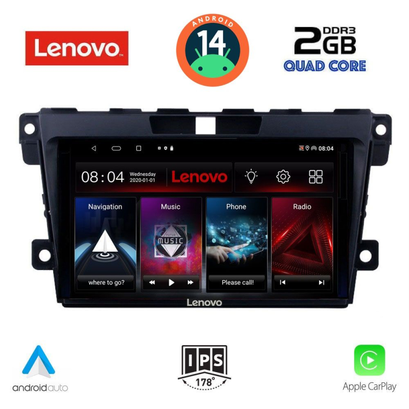LENOVO LVD 2389_CPA (9inc) MULTIMEDIA TABLET for MAZDA CX7 mod. 2006-2012 LENOVO LVD 2389_CPA (9inc) MULTIMEDIA TABLET for MAZDA CX7 mod. 2006-2012