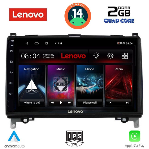 LENOVO LVD 2400_CPA (9inc) MULTIMEDIA TABLET for MERCEDES A – B -SPRINTER – VITO mod. 2007&gt;