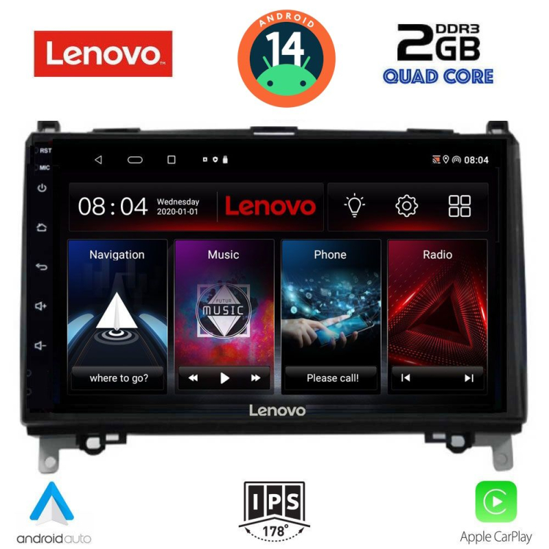 LENOVO LVD 2400_CPA (9inc) MULTIMEDIA TABLET for MERCEDES A – B -SPRINTER – VITO mod. 2007> LENOVO LVD 2400_CPA (9inc) MULTIMEDIA TABLET for MERCEDES A – B -SPRINTER – VITO mod. 2007>