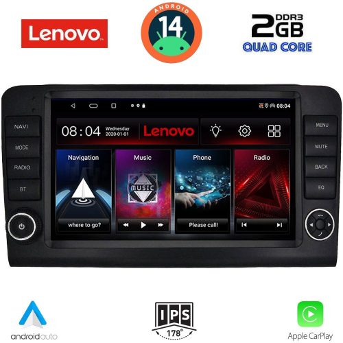 LENOVO LVD 2416_CPA (9inc) MULTIMEDIA TABLET for MERCEDES ML (W164) – GL (X164) mod. 2005-2011