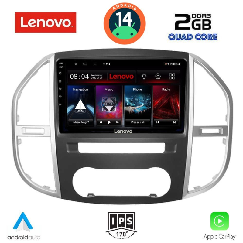 LENOVO LVD 2429_CPA (10inc) MULTIMEDIA TABLET for MERCEDES VITO – VIANO (W447) mod. 2015> LENOVO LVD 2429_CPA (10inc) MULTIMEDIA TABLET for MERCEDES VITO – VIANO (W447) mod. 2015>