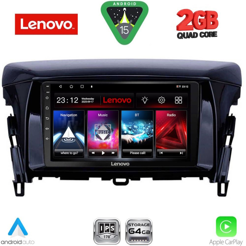 LENOVO LVD 2432_CPA (9inc) MULTIMEDIA TABLET for MITSUBISHI ECLIPSE CROSS mod. 2018-2026