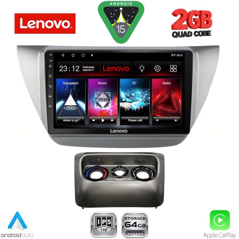 LENOVO LVD 2433_CPA (9inc) MULTIMEDIA TABLET for MITSUBISHI LANCER mod. 2000-2007
