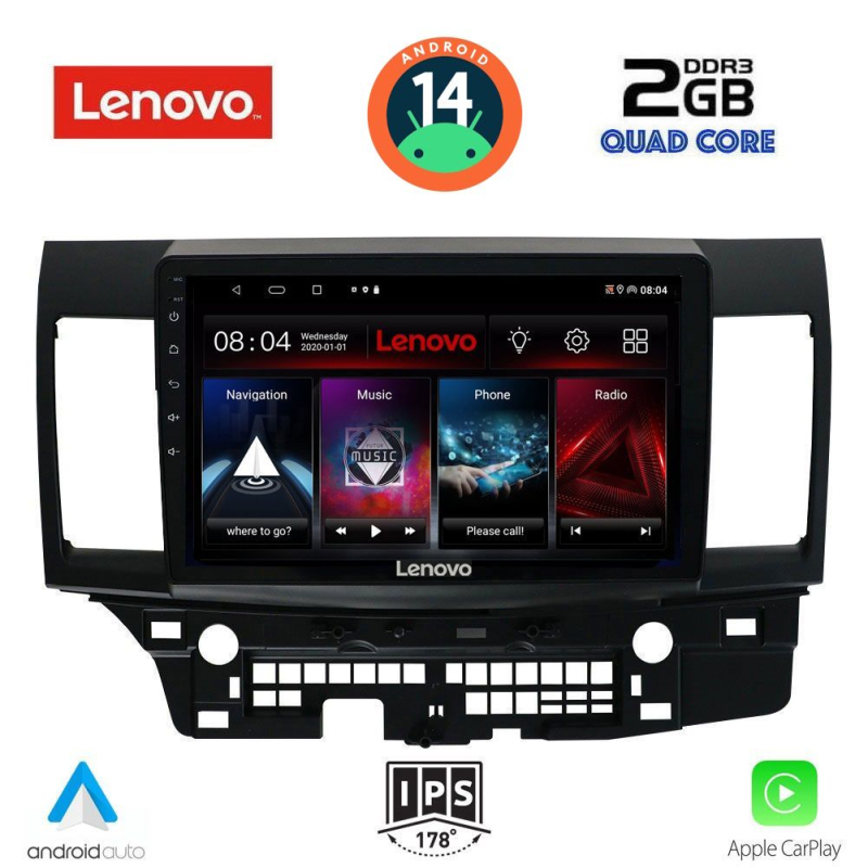 LENOVO LVD 2434_CPA (10inc) MULTIMEDIA TABLET for MITSUBISHI LANCER mod. 2008> LENOVO LVD 2434_CPA (10inc) MULTIMEDIA TABLET for MITSUBISHI LANCER mod. 2008>
