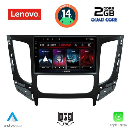 LENOVO LVD 2437_CPA CLIMA (9inc) MULTIMEDIA TABLET for MITSUBISHI L200 mod. 2015&gt; με CLIMA