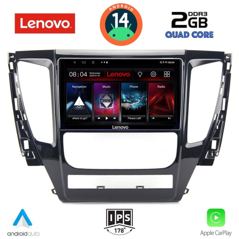 LENOVO LVD 2447A_CPA (9inc) MULTIMEDIA TABLET for MITSUBISHI PAJERO mod. 2013-2020 LENOVO LVD 2447A_CPA (9inc) MULTIMEDIA TABLET for MITSUBISHI PAJERO mod. 2013-2020