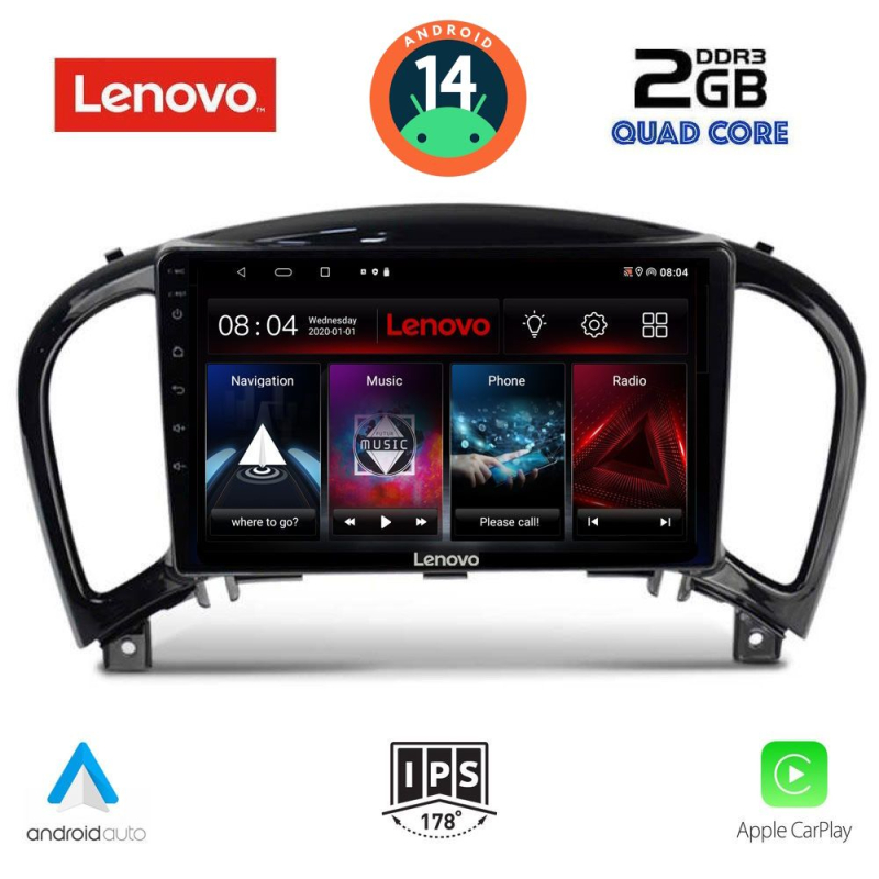 LENOVO LVD 2452_CPA (9inc) MULTIMEDIA TABLET for NISSAN JUKE mod. 2009-2020 LENOVO LVD 2452_CPA (9inc) MULTIMEDIA TABLET for NISSAN JUKE mod. 2009-2020
