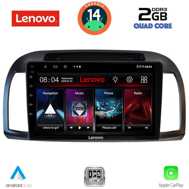 LENOVO LVD 2457BL_CPA (9inc) MULTIMEDIA TABLET for NISSAN MICRA K12 mod. 2002-2010 (BLACK) LENOVO LVD 2457BL_CPA (9inc) MULTIMEDIA TABLET for NISSAN MICRA K12 mod. 2002-2010 (BLACK)