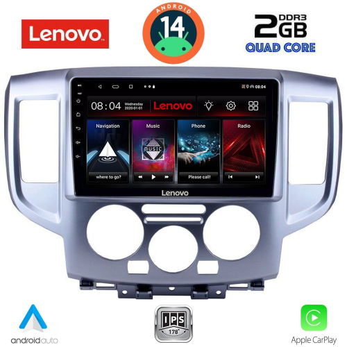 LENOVO LVD 2458SL_CPA (9inc) MULTIMEDIA TABLET for NISSAN NV 200 mod. 2009&gt; (SILVER)