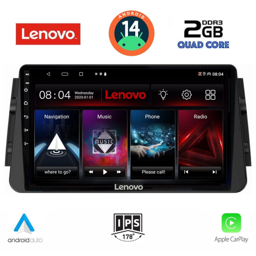 LENOVO LVD 2460_CPA (9inc) MULTIMEDIA TABLET for NISSAN MICRA mod. 2017&gt;