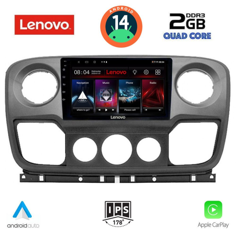 LENOVO LVD 2463_CPA (10inc) MULTIMEDIA TABLET for NISSAN NV400 - OPEL MOVANO - RENAULT MASTER mod. 2010-2020 LENOVO LVD 2463_CPA (10inc) MULTIMEDIA TABLET for NISSAN NV400 - OPEL MOVANO - RENAULT MASTER mod. 2010-2020