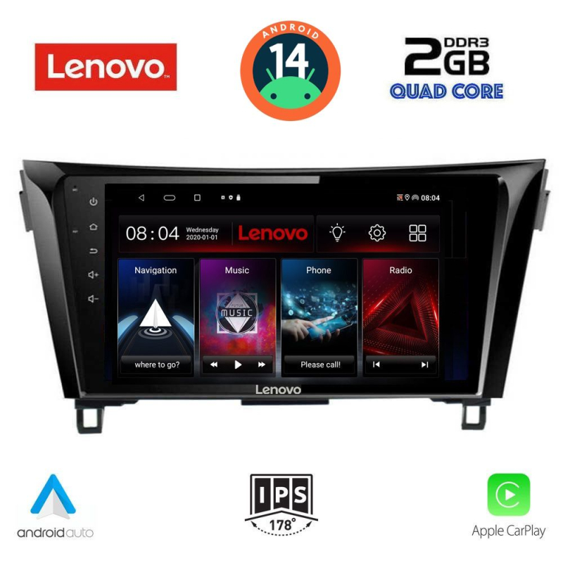 LENOVO LVD 2468_CPA (10inc) MULTIMEDIA TABLET for NISSAN QASHQAI - XTRAIL mod. 2014-2021 LENOVO LVD 2468_CPA (10inc) MULTIMEDIA TABLET for NISSAN QASHQAI - XTRAIL mod. 2014-2021