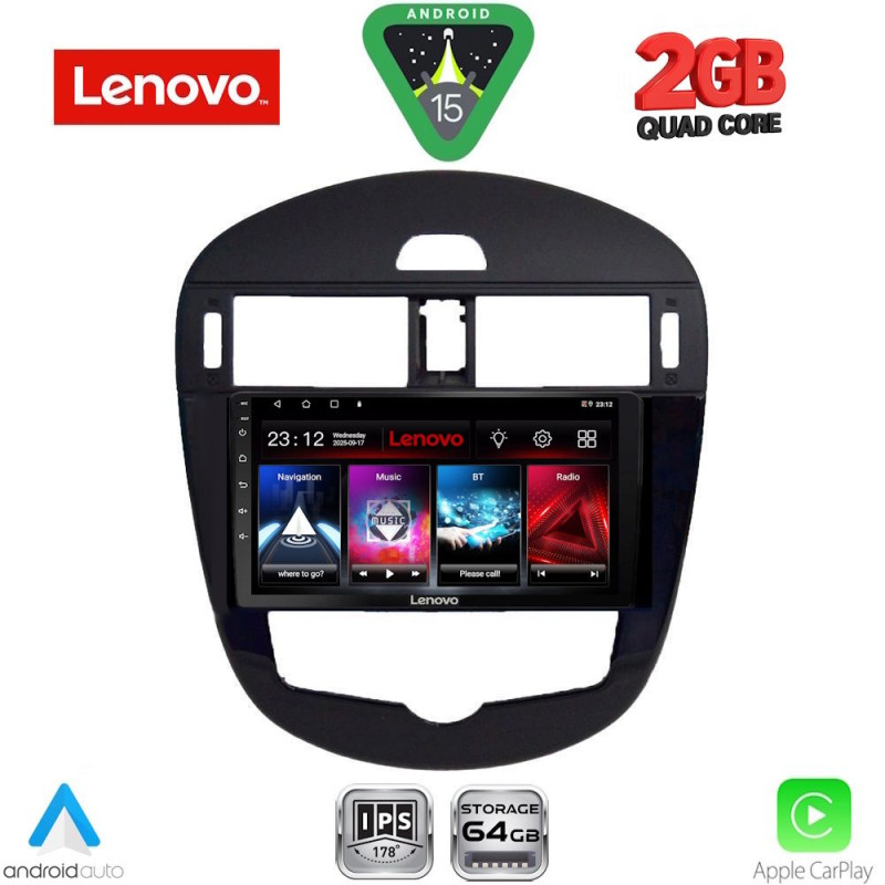 LENOVO LVD 2470_CPA CLIMA (9inc) MULTIMEDIA TABLET for NISSAN PULSAR mod. 2014-2020