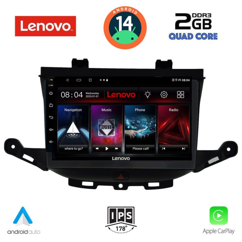 LENOVO LVD 2483_CPA (9inc) MULTIMEDIA TABLET for OPEL ASTRA K mod.2015> LENOVO LVD 2483_CPA (9inc) MULTIMEDIA TABLET for OPEL ASTRA K mod.2015>