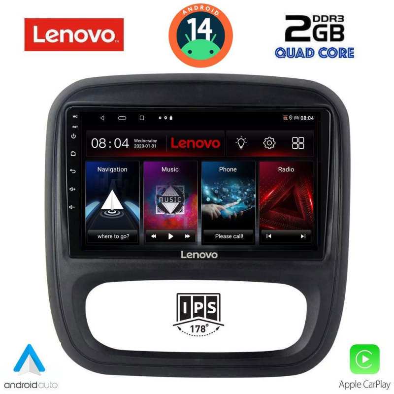 LENOVO LVD 2499_CPA (9inc) MULTIMEDIA TABLET for OPEL VIVARO – RENAULT TRAFIC – FIAT TALENDO – NISSAN NV 300 mod. 2014> LENOVO LVD 2499_CPA (9inc) MULTIMEDIA TABLET for OPEL VIVARO – RENAULT TRAFIC – FIAT TALENDO – NISSAN NV 300 mod. 2014>