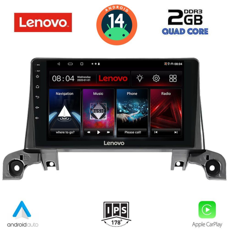 LENOVO LVD 2519_GPS (9inc) MULTIMEDIA TABLET for PEUGEOT 3008 - 5008 mod. 2016> LENOVO LVD 2519_GPS (9inc) MULTIMEDIA TABLET for PEUGEOT 3008 - 5008 mod. 2016>