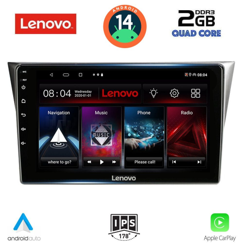 LENOVO LVD 2659_CPA (9inc) MULTIMEDIA TABLET for SUBARU IMPREZA mod. 2002-2008