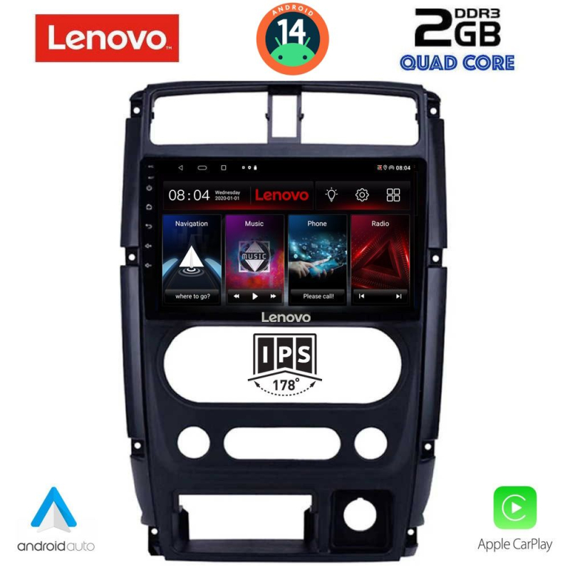 LENOVO LVD 2678_CPA (9inc) MULTIMEDIA TABLET for SUZUKI JIMNY mod. 2007-2017 LENOVO LVD 2678_CPA (9inc) MULTIMEDIA TABLET for SUZUKI JIMNY mod. 2007-2017