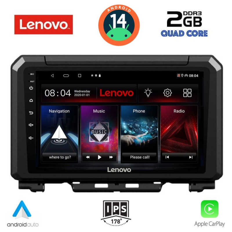 LENOVO LVD 2679_CPA (9inc) MULTIMEDIA TABLET for SUZUKI JIMNY mod. 2017> LENOVO LVD 2679_CPA (9inc) MULTIMEDIA TABLET for SUZUKI JIMNY mod. 2017>