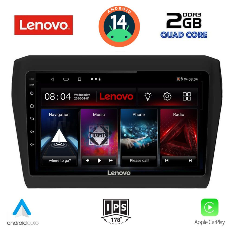 LENOVO LVD 2686_CPA (9inc) MULTIMEDIA TABLET for SUZUKI SWIFT mod. 2017> LENOVO LVD 2686_CPA (9inc) MULTIMEDIA TABLET for SUZUKI SWIFT mod. 2017>