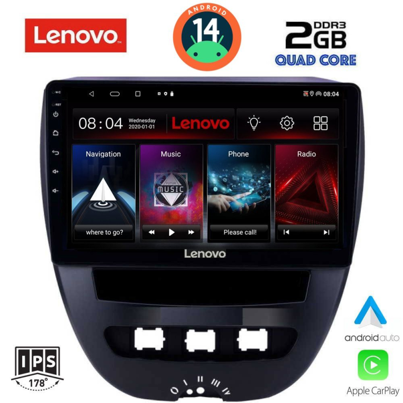 LENOVO LVD 2707_CPA (10inc) MULTIMEDIA TABLET for CITROEN C1-PEUGEOT 107-TOYOTA AYGO mod. 2005-2014 LENOVO LVD 2707_CPA (10inc) MULTIMEDIA TABLET for CITROEN C1-PEUGEOT 107-TOYOTA AYGO mod. 2005-2014