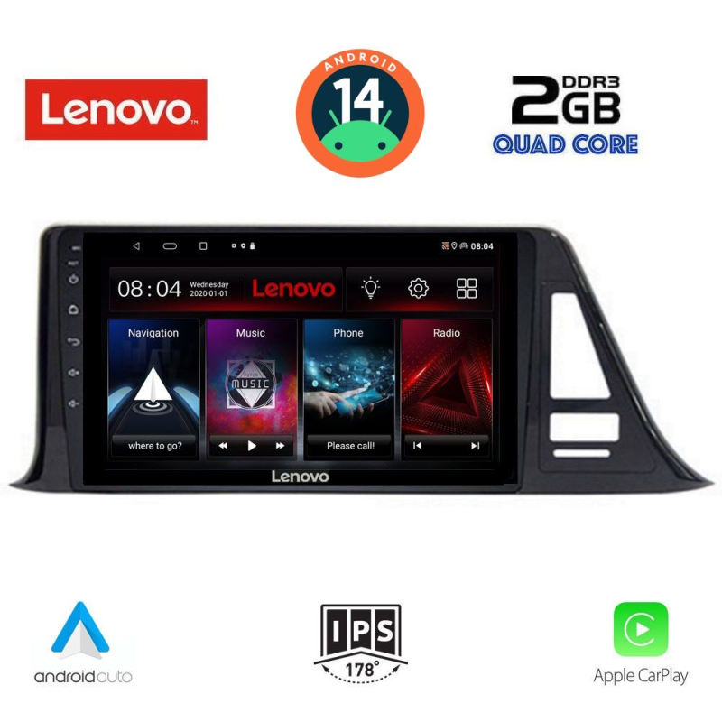 LENOVO LVD 2709_CPA (9inc) MULTIMEDIA TABLET for TOYOTA CH-R mod. 2017> LENOVO LVD 2709_CPA (9inc) MULTIMEDIA TABLET for TOYOTA CH-R mod. 2017>