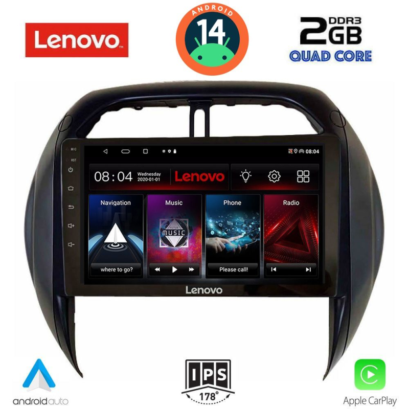 LENOVO LVD 2730_CPA CLIMA (9inc) MULTIMEDIA TABLET for TOYOTA RAV 4 mod. 2000-2006 LENOVO LVD 2730_CPA CLIMA (9inc) MULTIMEDIA TABLET for TOYOTA RAV 4 mod. 2000-2006