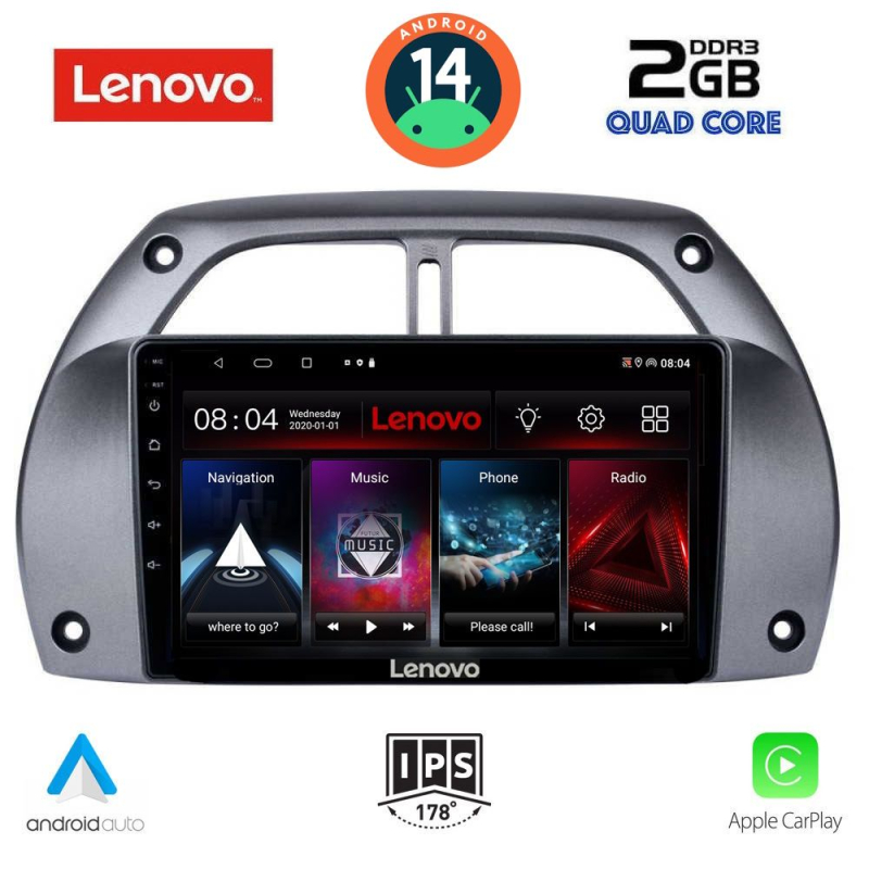 LENOVO LVD 2730_CPA A/C (9inc) MULTIMEDIA TABLET for TOYOTA RAV 4 mod. 2000-2006 LENOVO LVD 2730_CPA A/C (9inc) MULTIMEDIA TABLET for TOYOTA RAV 4 mod. 2000-2006