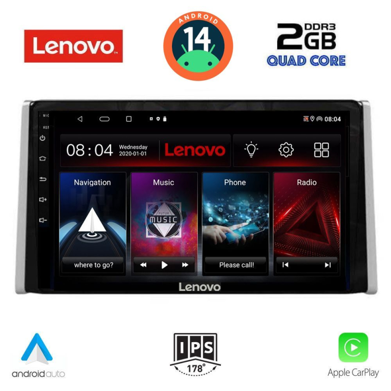 LENOVO LVD 2734_CPA (10inc) MULTIMEDIA TABLET for TOYOTA RAV 4 mod. 2019> LENOVO LVD 2734_CPA (10inc) MULTIMEDIA TABLET for TOYOTA RAV 4 mod. 2019>