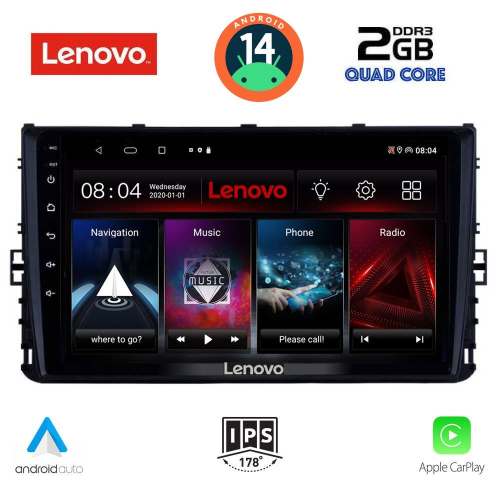 LENOVO LVD 2758_CPA (9inc) MULTIMEDIA TABLET for VW POLO – TROC – TCROSS mod. 2017&gt;