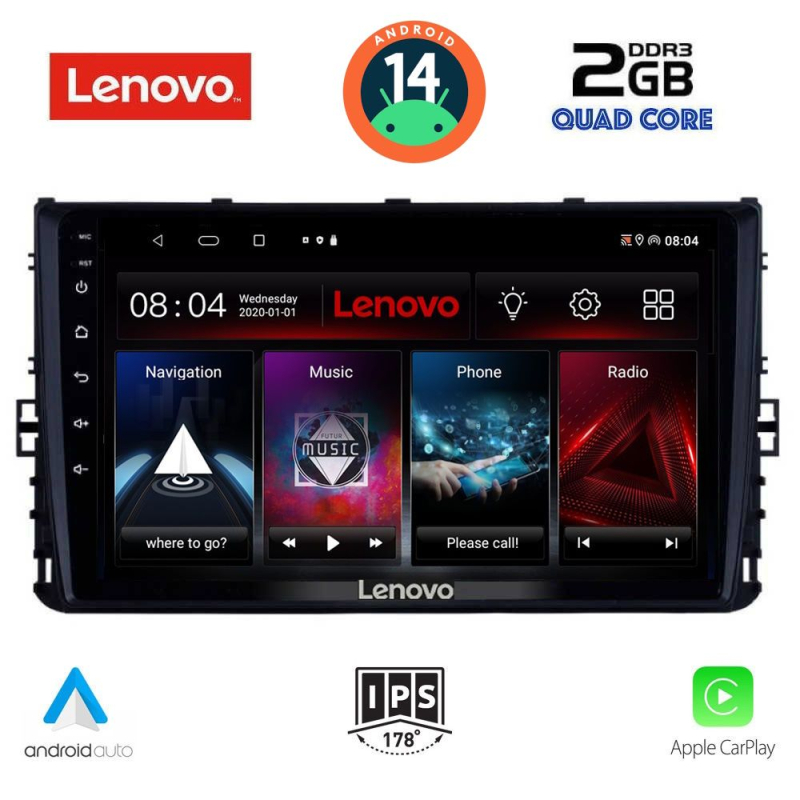 LENOVO LVD 2758_CPA (9inc) MULTIMEDIA TABLET for VW POLO – TROC – TCROSS mod. 2017> LENOVO LVD 2758_CPA (9inc) MULTIMEDIA TABLET for VW POLO – TROC – TCROSS mod. 2017>