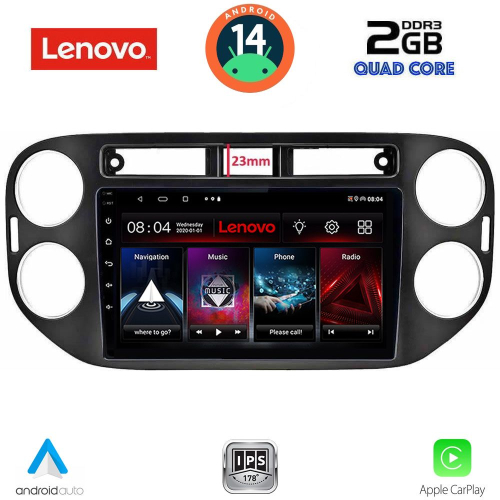 LENOVO LVD 2760BL_CPA (9inc) MULTIMEDIA TABLET for VW TIGUAN mod. 2011-2016 (BLACK)