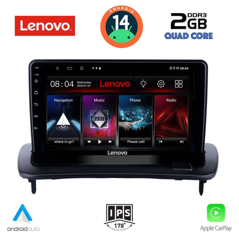 LENOVO LVD 2783_CPA (9inc) MULTIMEDIA TABLET for VOLVO C30 - S40 mod. 2005-2013 LENOVO LVD 2783_CPA (9inc) MULTIMEDIA TABLET for VOLVO C30 - S40 mod. 2005-2013