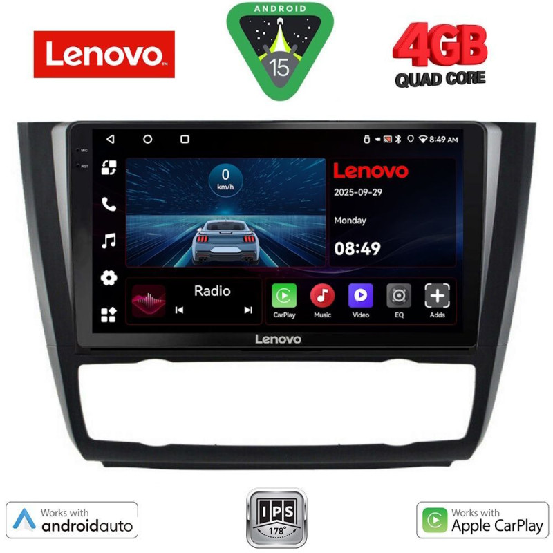LENOVO LVE 8040_CPAA CLIMA (9inc) MULTIMEDIA TABLET for BMW S.1 E81-82-87-88 mod. 2004-2013