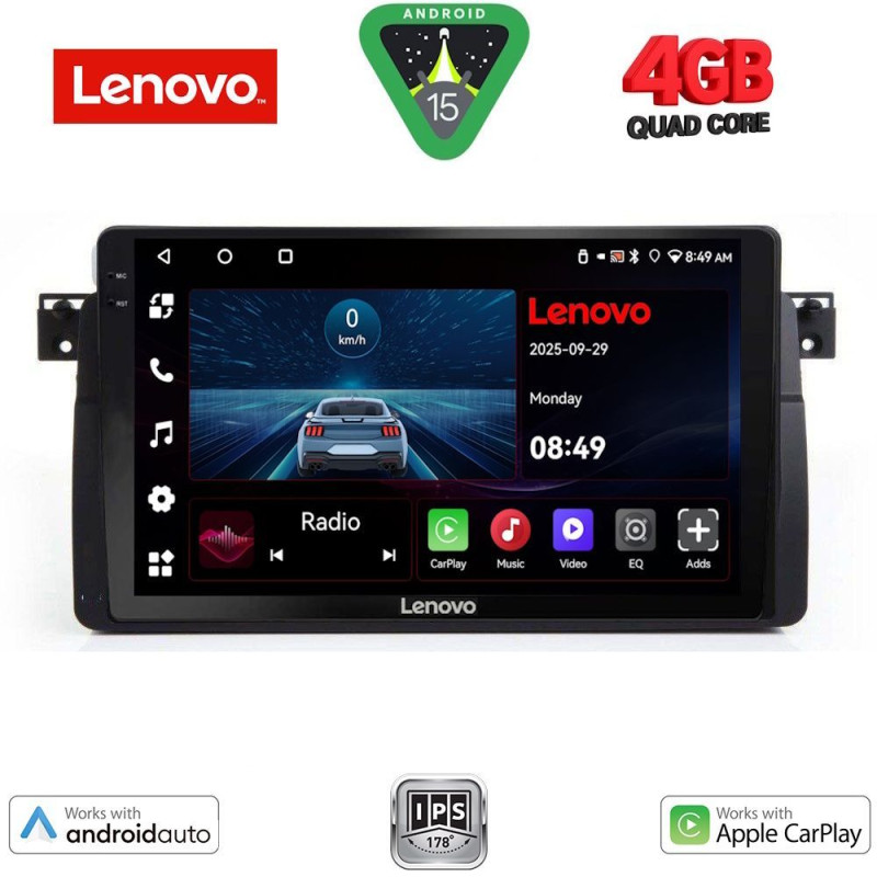 LENOVO LVE 8042_CPAA (9inc) MULTIMEDIA TABLET for BMW E46 mod. 1998-2005