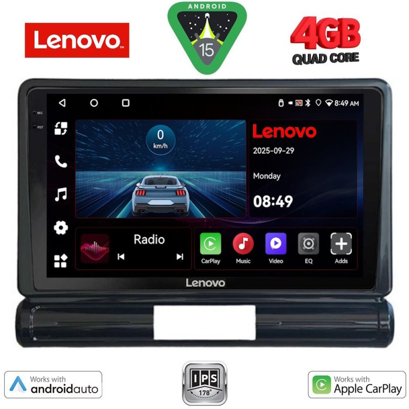 LENOVO LVE 8093L_CPAA (9inc) MULTIMEDIA TABLET for CITROEN C3 - DS3 mod. 2016-2024 Low Version