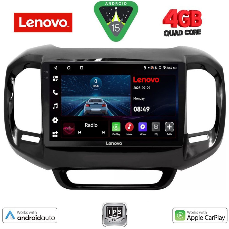LENOVO LVE 8127_CPAA (9inc) MULTIMEDIA TABLET for FIAT TORO mod. 2017-2024