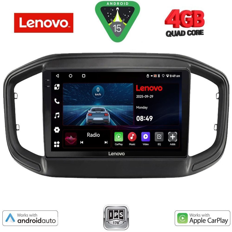 LENOVO LVE 8147_CPAA (9inc) MULTIMEDIA TABLET for FIAT STRADA mod. 2020-2026