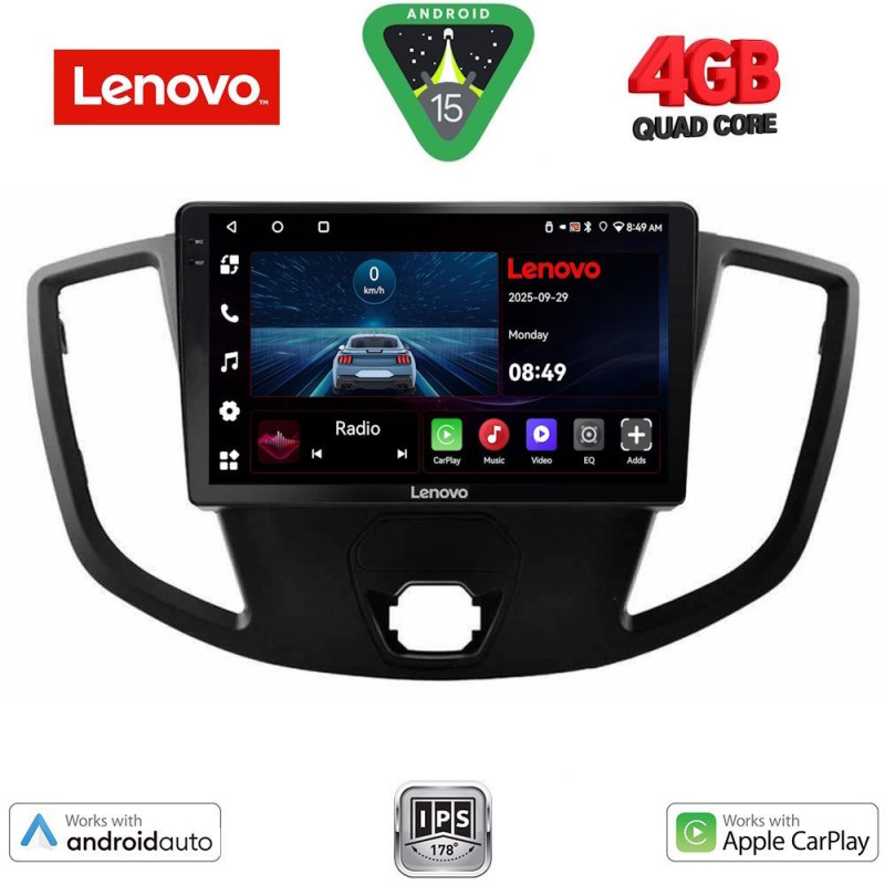 LENOVO LVE 8179_CPAA (9inc) MULTIMEDIA TABLET for FORD TRANSIT mod. 2014-2020