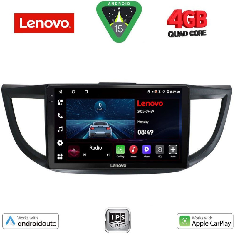 LENOVO LVE 8198_CPAA (10inc) MULTIMEDIA TABLET for HONDA CRV mod. 2013-2017