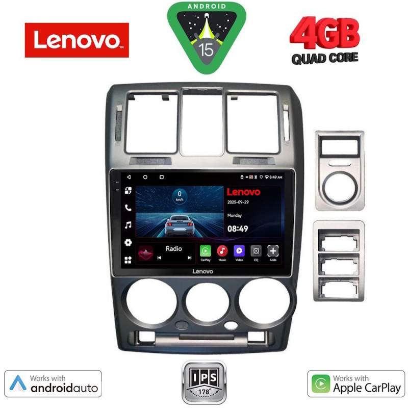 LENOVO LVE 8222GR_CPAA (9inc) MULTIMEDIA TABLET for HYUNDAI GETZ mod. 2002-2011 (GREY)