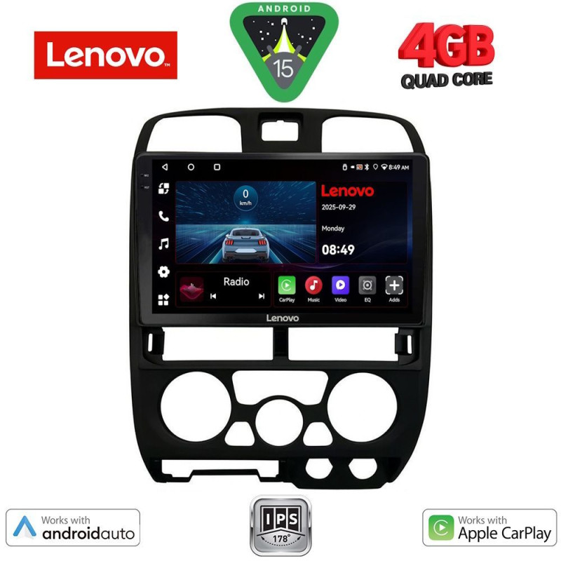 LENOVO LVE 8253BL_CPAA (9inc) MULTIMEDIA TABLET for ISUZU D-MAX mod. 2002-2008 (BLACK)