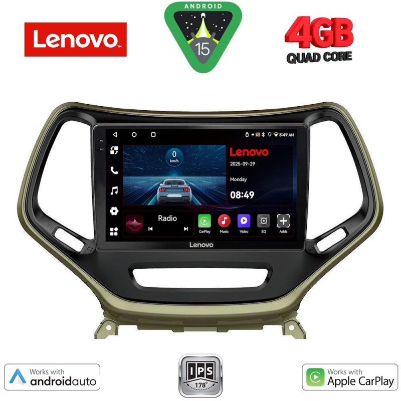 LENOVO LVE 8273_CPAA (10inc) MULTIMEDIA TABLET for JEEP CHEROKEE mod. 2014-2024