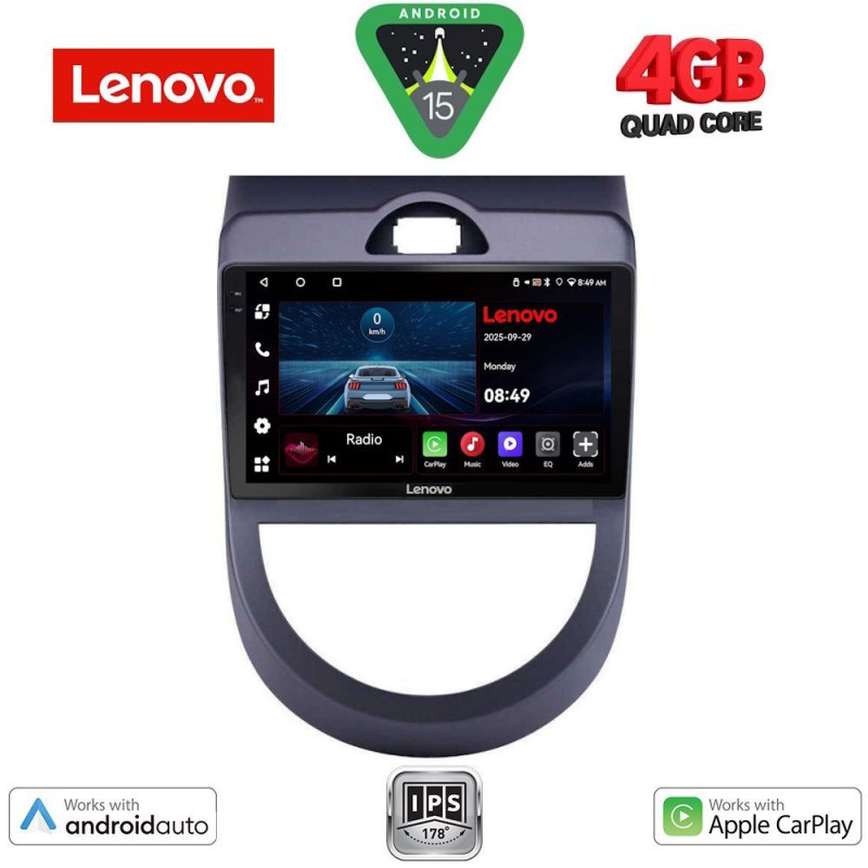 LENOVO LVE 8320_CPAA (9inc) MULTIMEDIA TABLET for KIA SOUL mod. 2008-2013