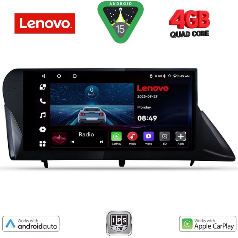 LENOVO LVE 8346_CPAA (9inc) MULTIMEDIA TABLET for LEXUS RX mod. 2009-2014