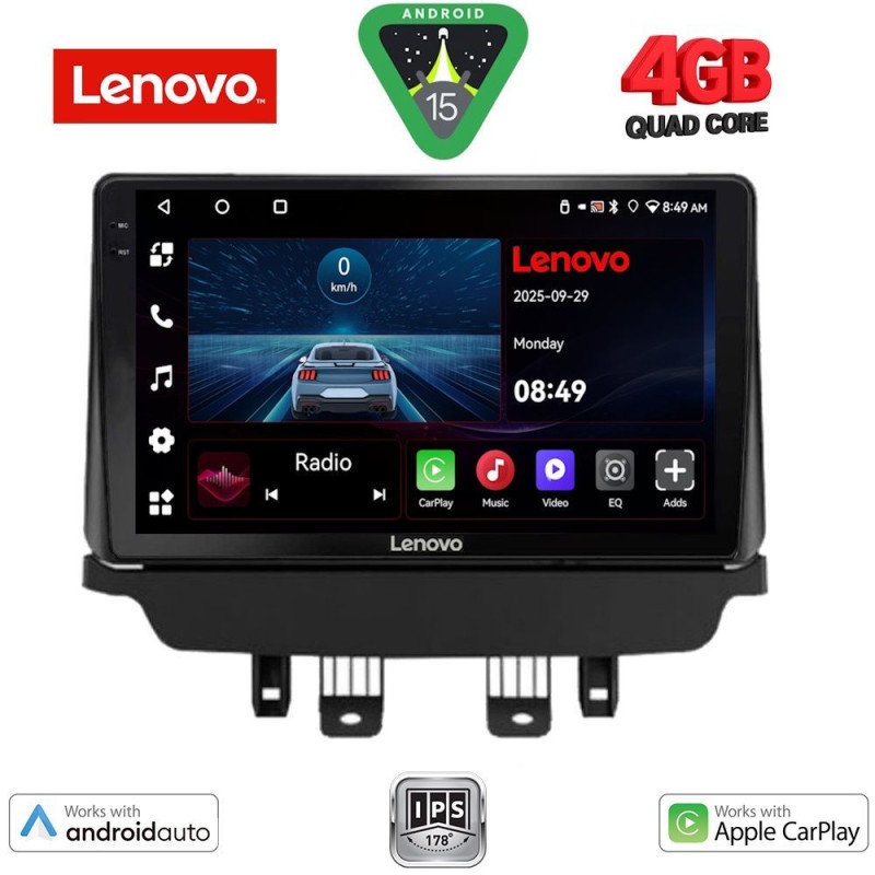 LENOVO LVE 8362_CPAA (9inc) MULTIMEDIA TABLET for MAZDA 2 mod. 2014-2023