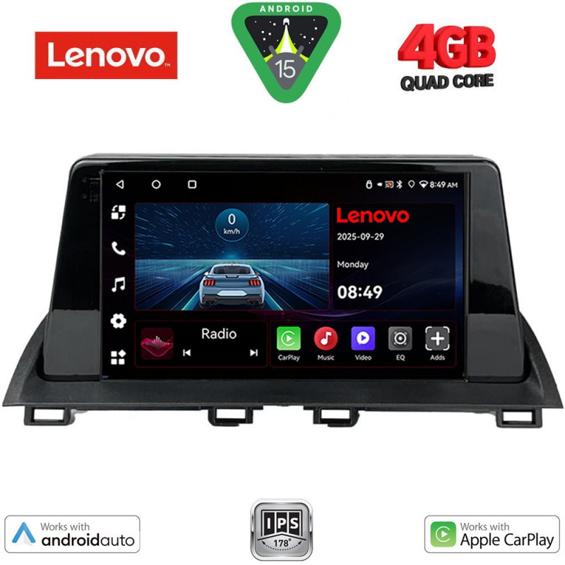 LENOVO LVE 8367_CPAA (9inc) MULTIMEDIA TABLET for MAZDA 3 mod. 2014-2019