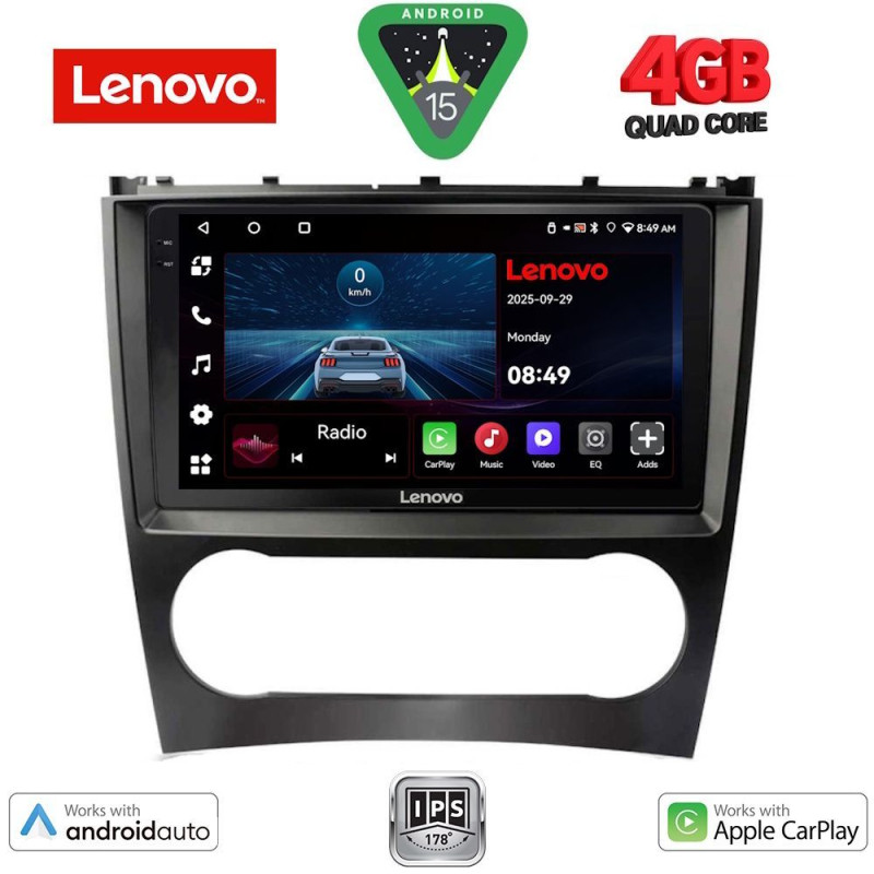 LENOVO LVE 8404_CPAA (9inc) MULTIMEDIA TABLET for MERCEDES C – CLK (W203-209) mod. 2004-2008
